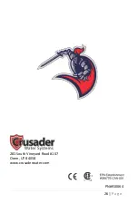 Preview for 26 page of Crusader CWS5-031 Owner'S Manual