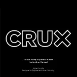 Crux 14542 Instruction Manual preview