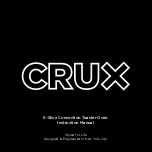 Crux 14543 Instruction Manual preview