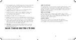 Preview for 5 page of Crux 14634 Instruction Manual