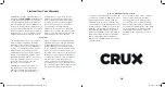 Предварительный просмотр 11 страницы Crux 14634 Instruction Manual