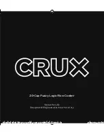 Crux 14651 User Manual preview