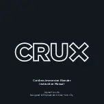 Preview for 1 page of Crux 14790 Instruction Manual