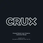 Crux 14809 Instruction Manual предпросмотр