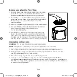 Предварительный просмотр 12 страницы Crux 3.0QT Instruction Manual