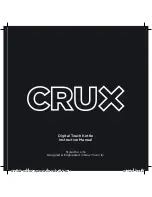 Crux 31868 Instruction Manual предпросмотр