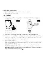 Предварительный просмотр 12 страницы Crux 7 speed blender Instruction Manual