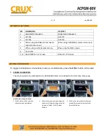 Preview for 4 page of Crux ACPGM-80V Manual