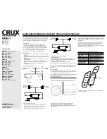 Crux BEEBH-28 Installation Manual preview