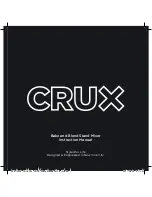 Crux CRUX004 Instruction Manual preview