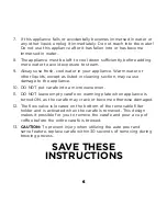 Preview for 8 page of Crux CRX14540 Instruction Manual