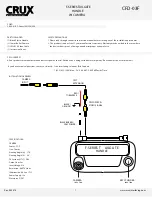 Предварительный просмотр 1 страницы Crux F Series Installation