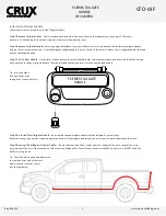 Предварительный просмотр 2 страницы Crux F Series Installation