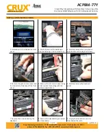 Preview for 3 page of Crux Logic ACPBM-77Y Manual