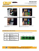 Preview for 3 page of Crux RVCAD-81T Manual