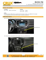 Preview for 4 page of Crux RVCCH-75E Quick Start Manual