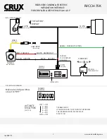 Preview for 2 page of Crux RVCCH-75K Installation Instructions Manual