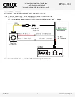 Preview for 5 page of Crux RVCCH-75K Installation Instructions Manual