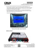 Preview for 3 page of Crux RVCGM-80I User Manual