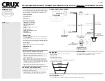 Предварительный просмотр 1 страницы Crux RVCHN-76c Quick Start Manual