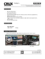 Preview for 1 page of Crux RVCMB-78E Manual