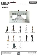 Preview for 2 page of Crux RVCMB-78E Manual