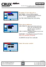 Предварительный просмотр 8 страницы Crux RVCMB-78E Manual