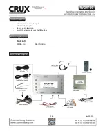 Crux RVCMT-69 Manual предпросмотр