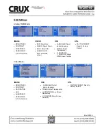 Предварительный просмотр 4 страницы Crux RVCMT-69 Manual