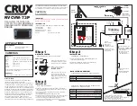 Preview for 3 page of Crux RVCVW-73P Quick Start Manual