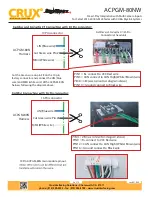 Preview for 5 page of Crux Sightline ACPGM-80NW Manual