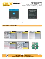 Preview for 9 page of Crux Sightline ACPGM-80NW Manual