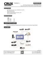 Crux Sightline RVCAD-81B Manualline preview