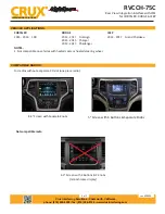 Preview for 3 page of Crux Sightline RVCCH-75C Quick Start Manual