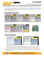 Preview for 7 page of Crux Sightline RVCGM-80F Quick Start Manual