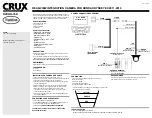 Preview for 1 page of Crux Sightline RVCHN-76D Manual