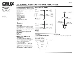 Preview for 1 page of Crux Sightline RVCTY-71c Quick Start Manual