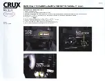 Предварительный просмотр 2 страницы Crux Sightline RVCTY-71c Quick Start Manual