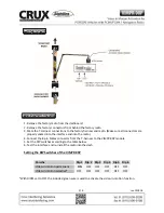 Preview for 2 page of Crux Sightline VIMPR-90P Quick Start Manual