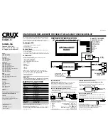 Crux SOOGM-16 Overview Of Installation preview