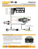 Предварительный просмотр 2 страницы Crux SOOGM-16V Manual