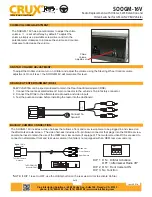 Предварительный просмотр 3 страницы Crux SOOGM-16V Manual