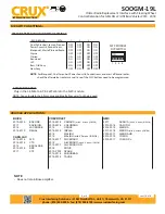 Preview for 4 page of Crux SOOGM-19L Manual