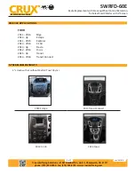 Preview for 5 page of Crux SWRFD-60E Manual