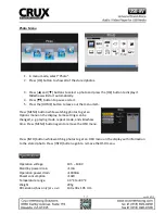 Предварительный просмотр 7 страницы Crux USB-AV Manual