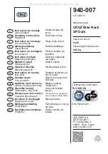 Cruz Bike Rack SP Dark Assembly Instructions Manual preview