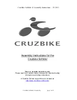 Preview for 1 page of CRUZBIKE Sofrider v2 Assembly Instructions Manual