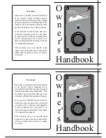 CruzPro LA-20B Owner'S Handbook предпросмотр