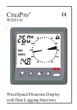 Предварительный просмотр 1 страницы CruzPro WSD110 Manual