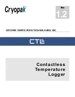 Cryopak Contactless Temperature Logger Detailed User Manual preview